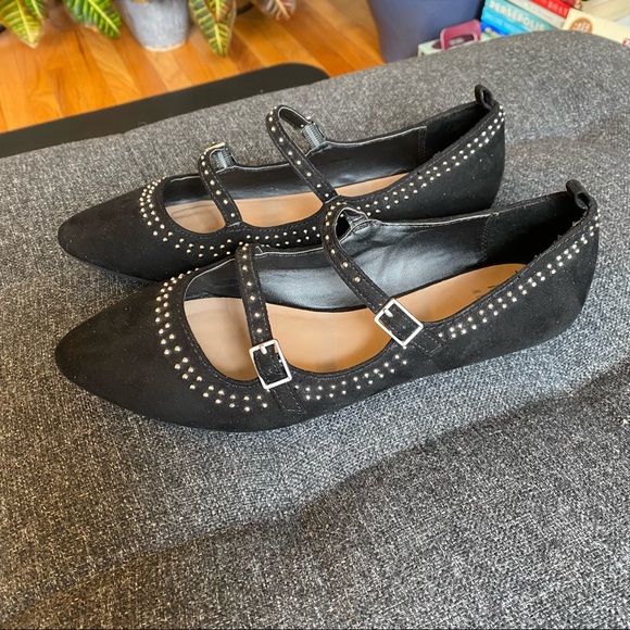 Mix No. 6 Black Flats - Picture 2 of 7